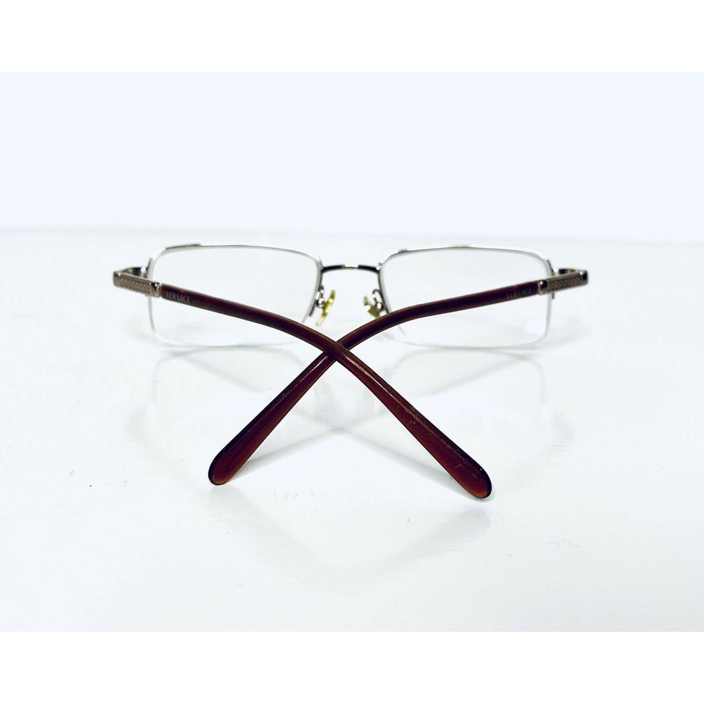 Vtg Versace Gold Rectangular Glasses - image 8